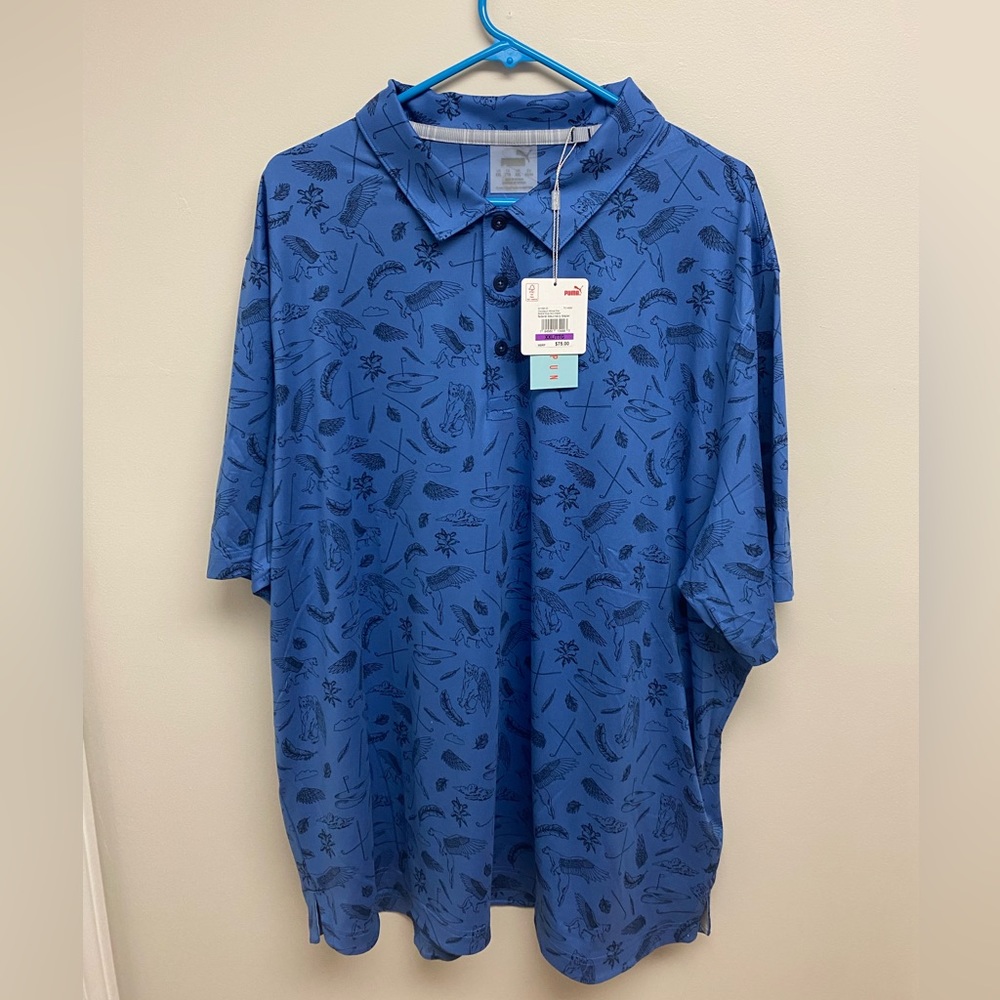 XXL Puma cloud spun atmos golf polo